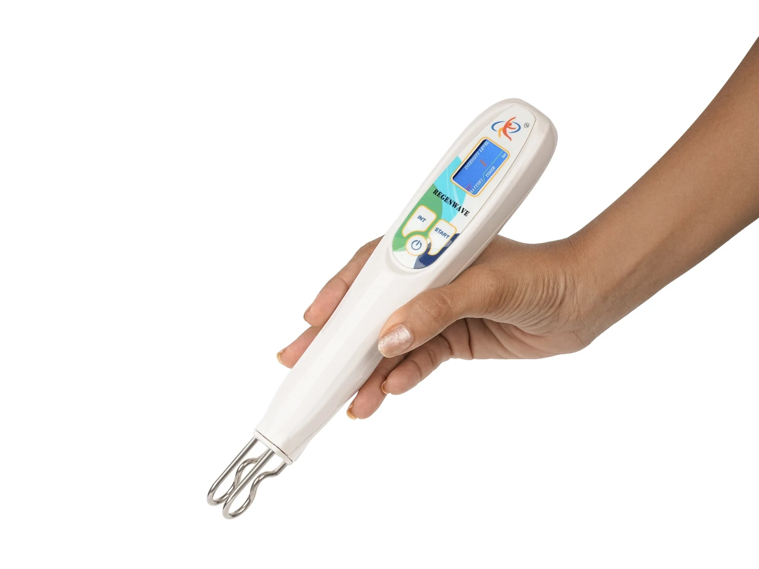 Regenwave device held in hand